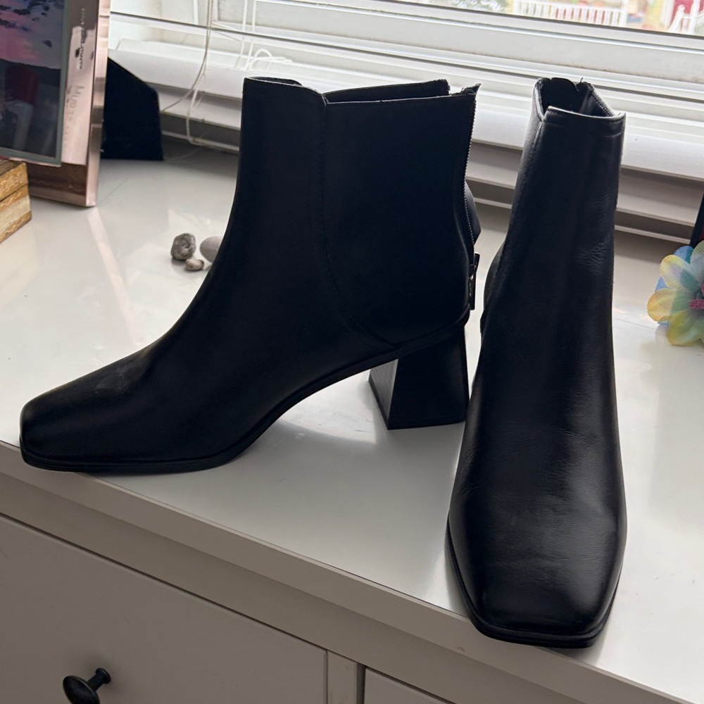 Mango Black Ankle Boots